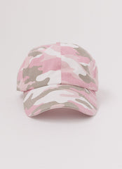 Zinny Camo Cap - Pink Camo