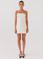Ayanna Strapless Mini Dress - Ivory