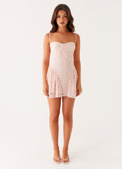 Promenade Mini Dress - Pink