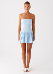 Riviera Mini Dress - Blue