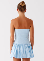 Riviera Mini Dress - Blue