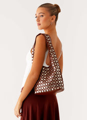 Rocky Shoulder Bag - Brown