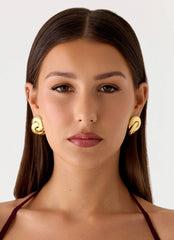 Rosso Rush Earrings - Gold