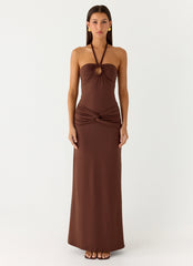 Sacred Maxi Dress - Chocolate