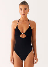 Santiago One Piece Swimsuit - Black