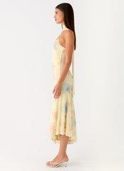 Sole Mio Midi Dress - Spring Meadow