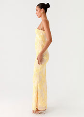 That Girl Maxi Dress - Lemon