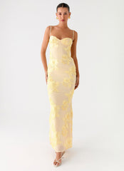 That Girl Maxi Dress - Lemon