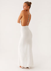 Yalina Knit Maxi Dress - Ivory