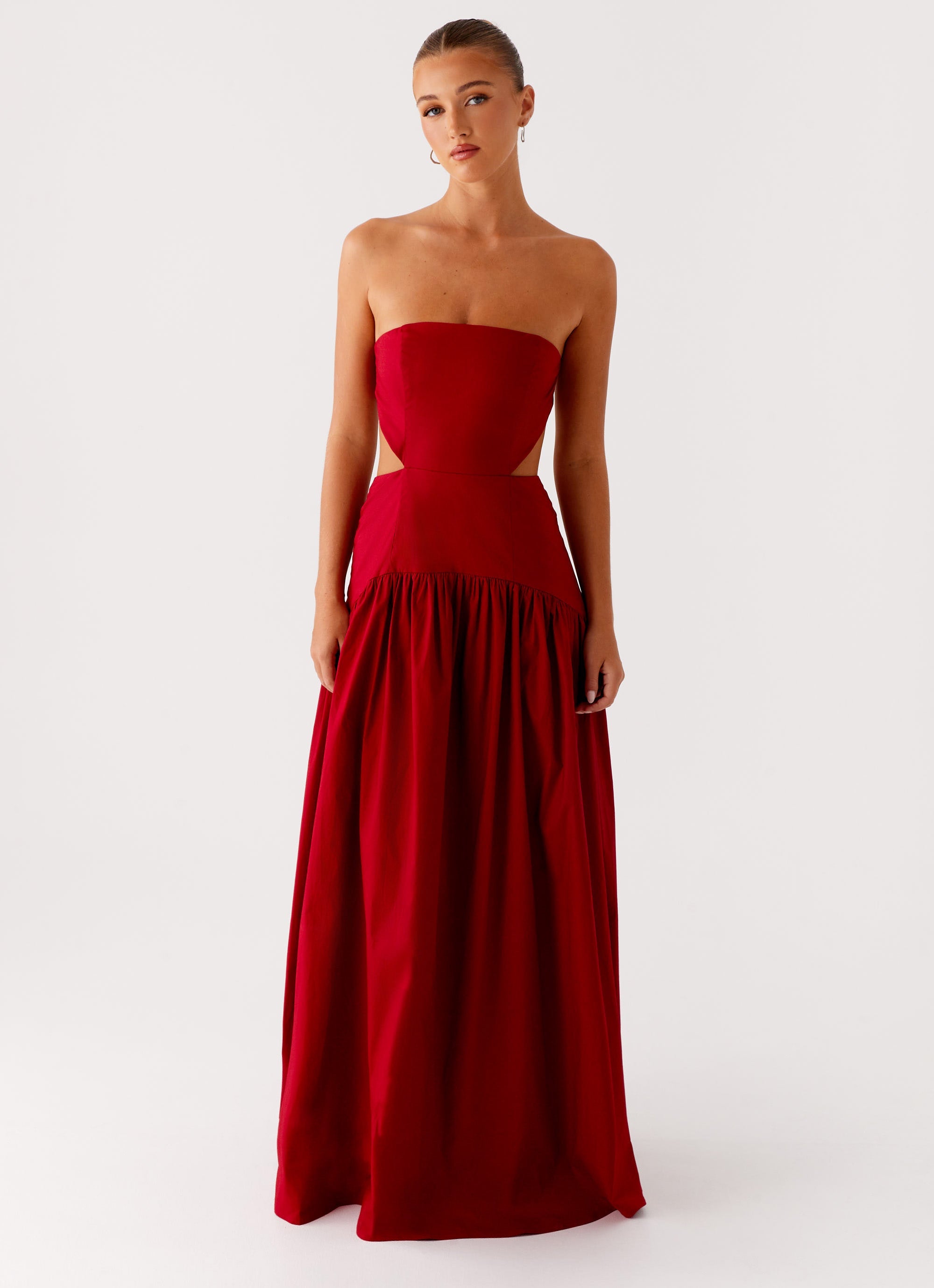 Aamari Maxi Dress - Red