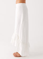 Alessandra Maxi Skirt - White