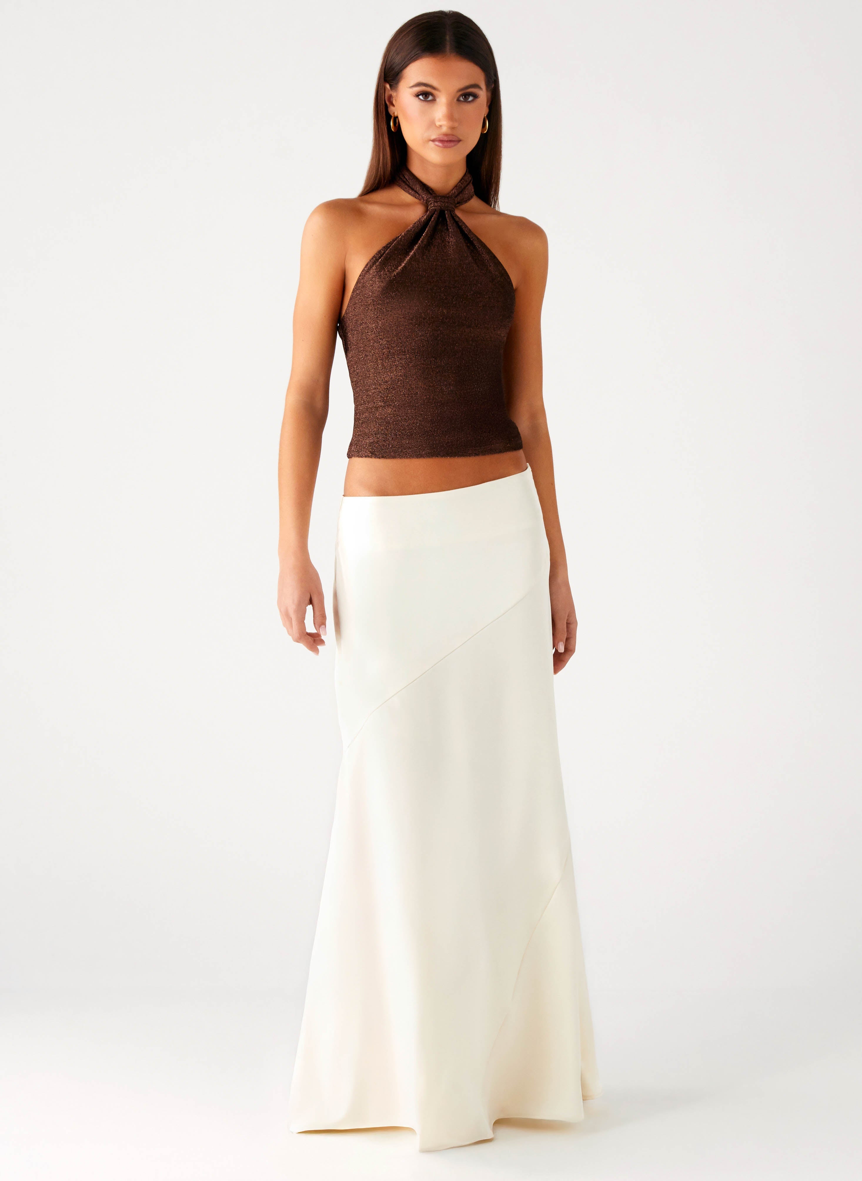 Amber Light Top - Chocolate