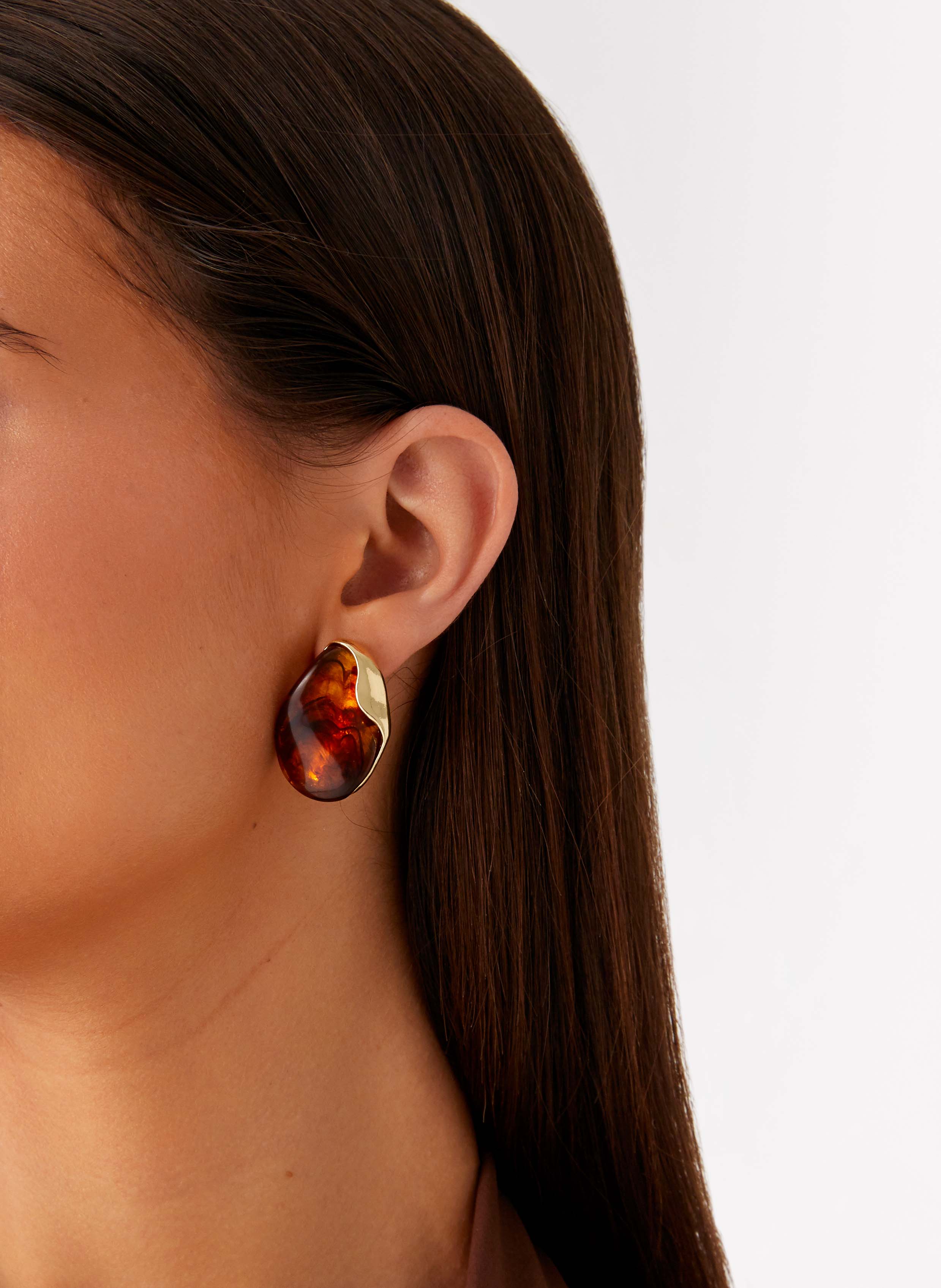 Andra Earrings - Tort