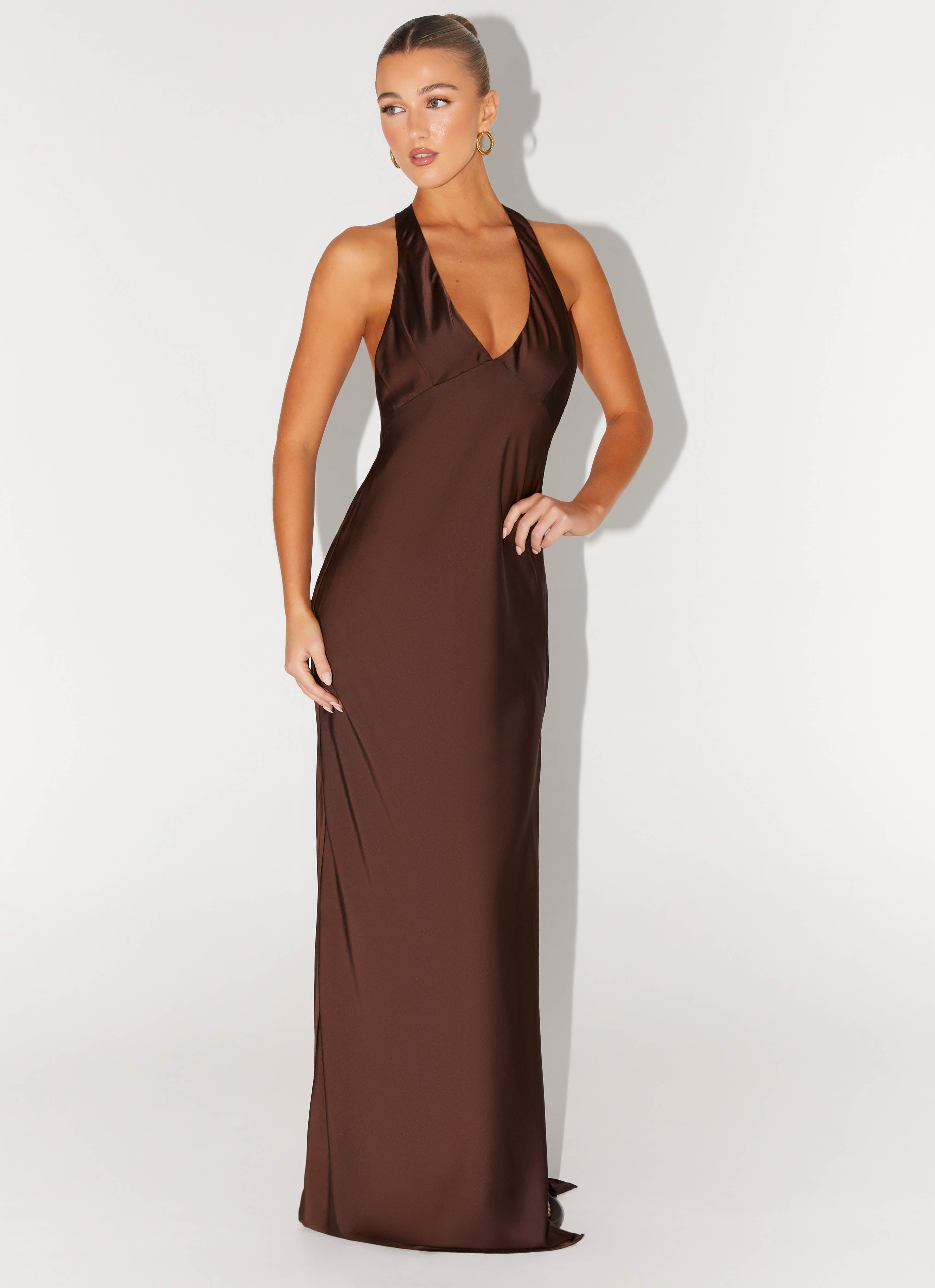 Angie Maxi Dress - Chocolate