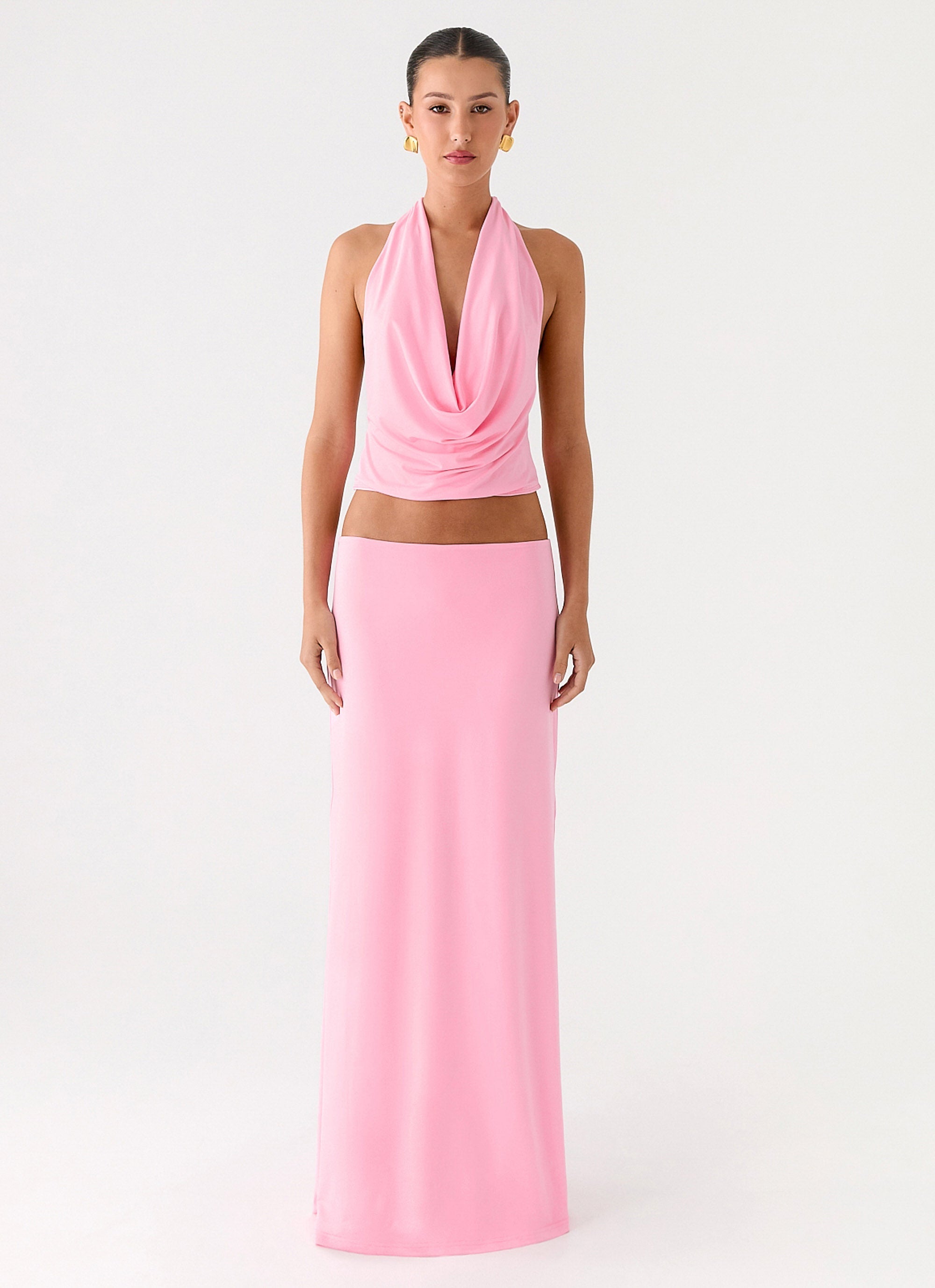 Ashi Maxi Skirt - Pink