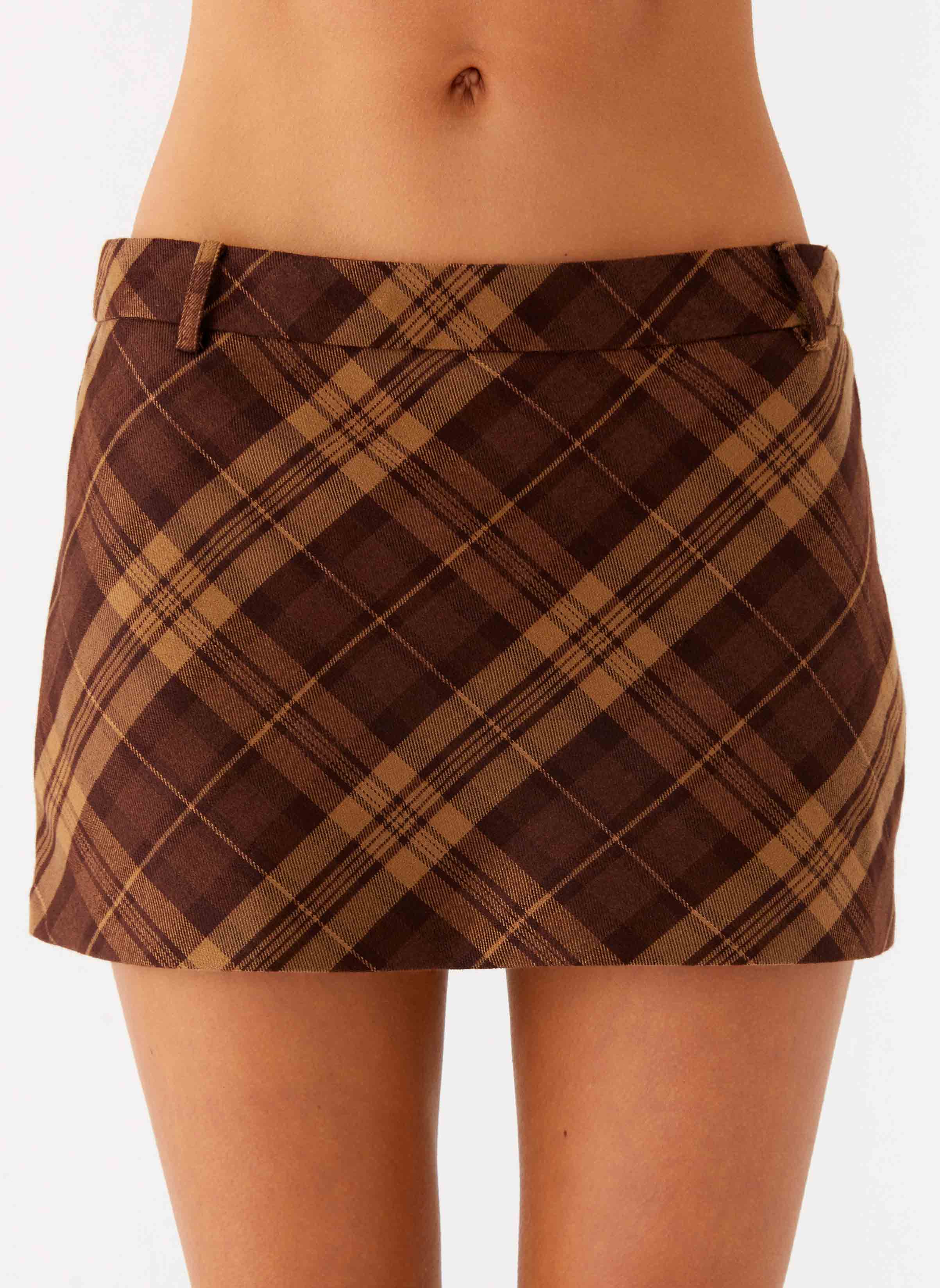 Benson Mini Skirt - Plaid