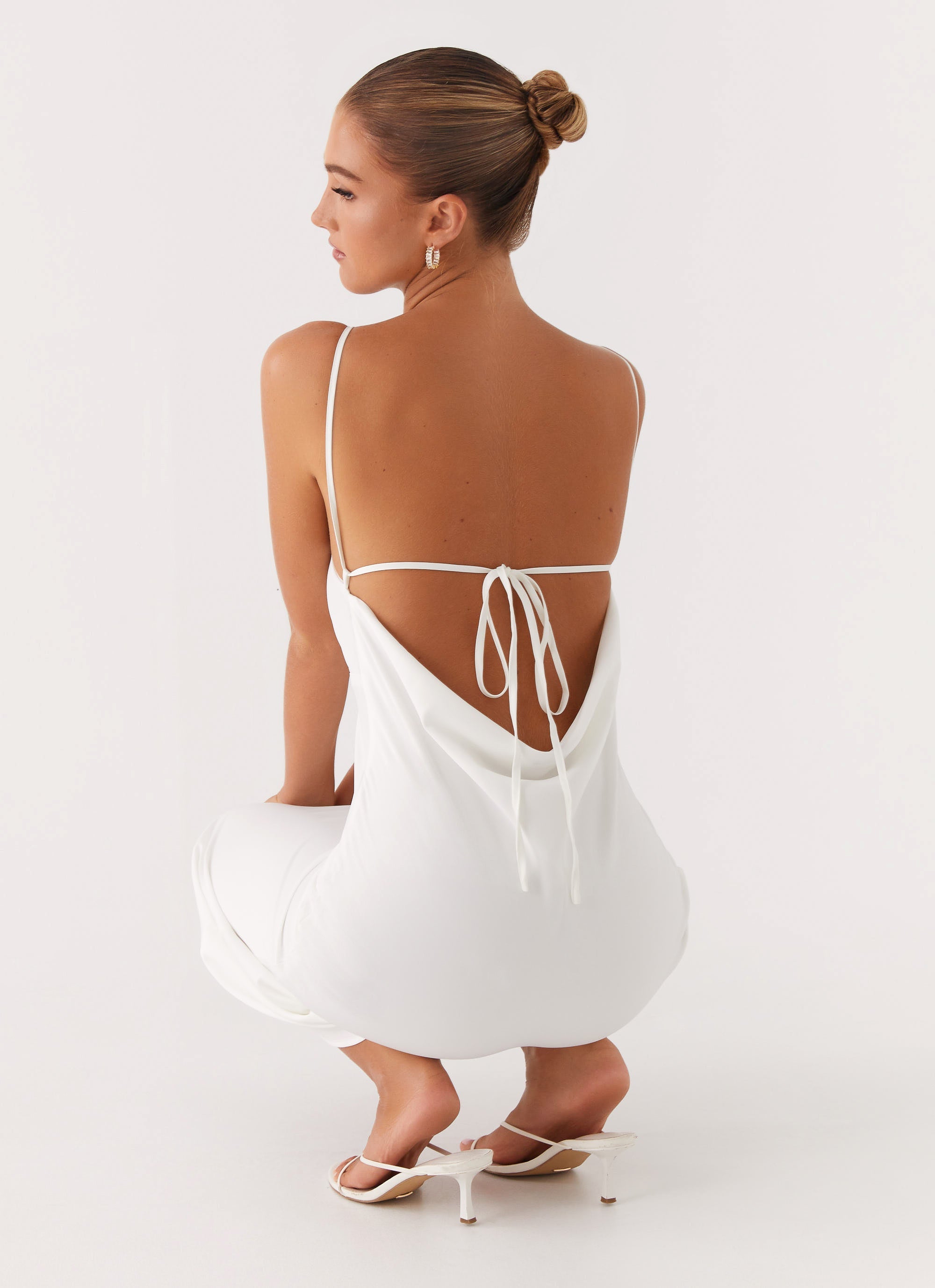 Bentley Midi Dress - White