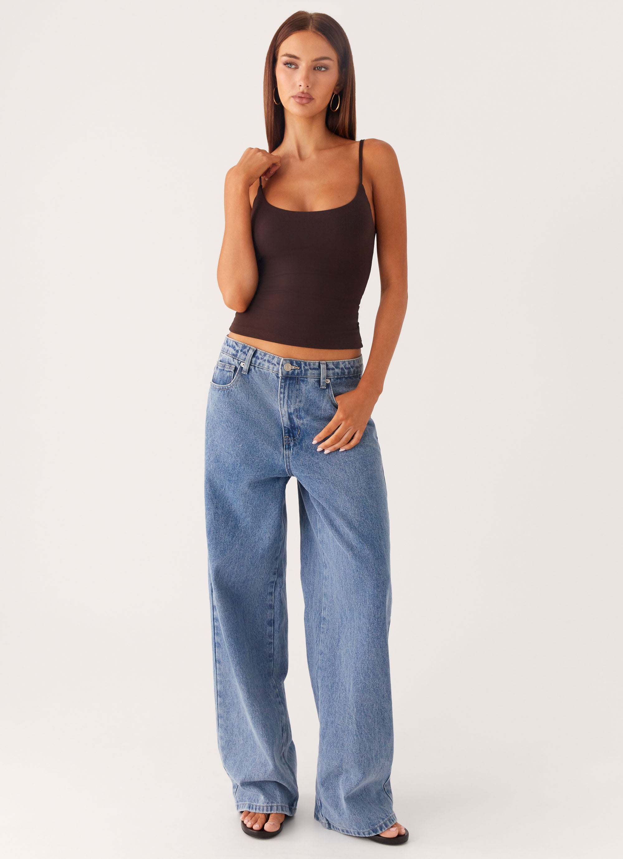 Blondie Tank Top - Chocolate