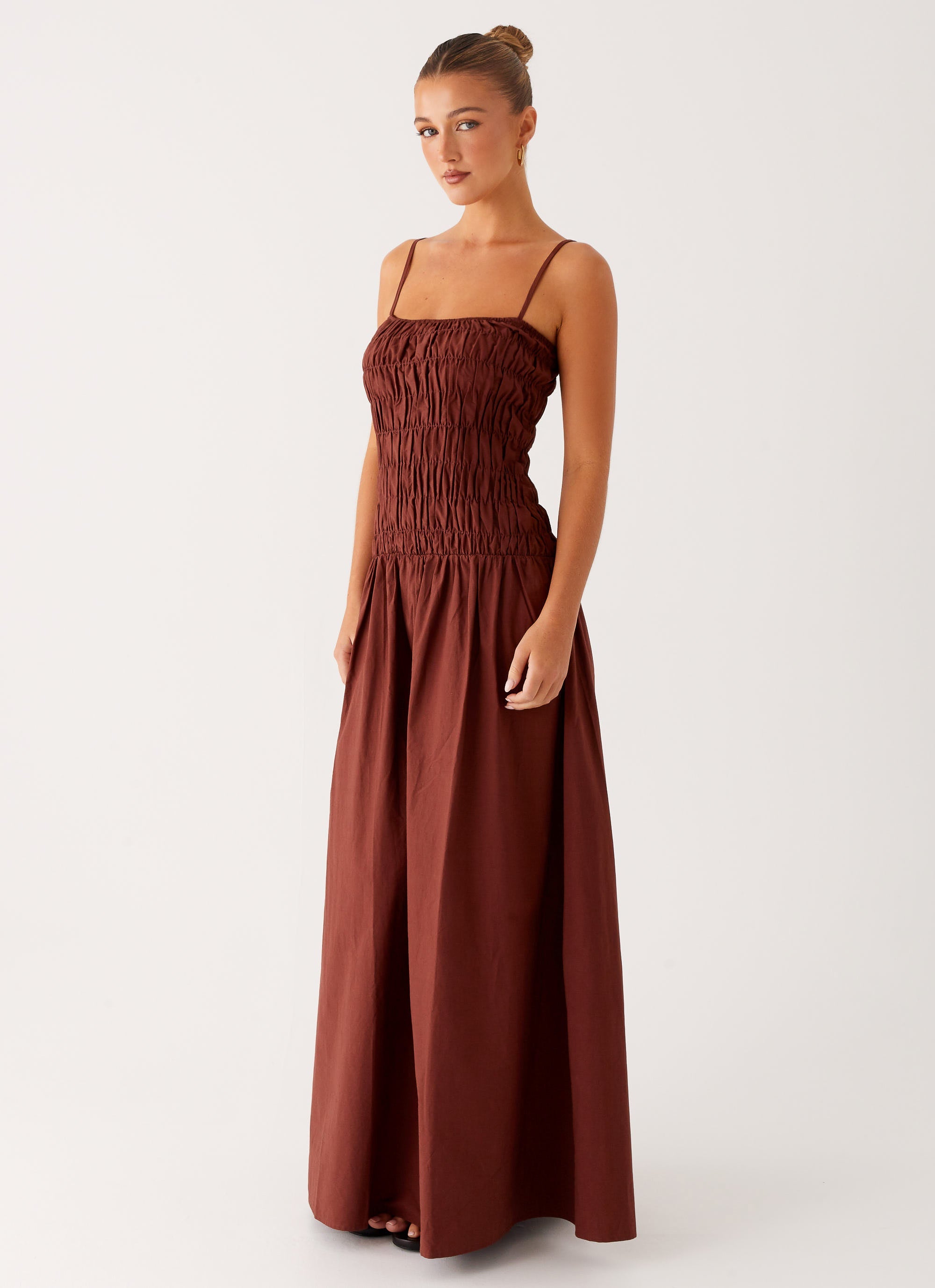 Brooke Maxi Dress - Chocolate
