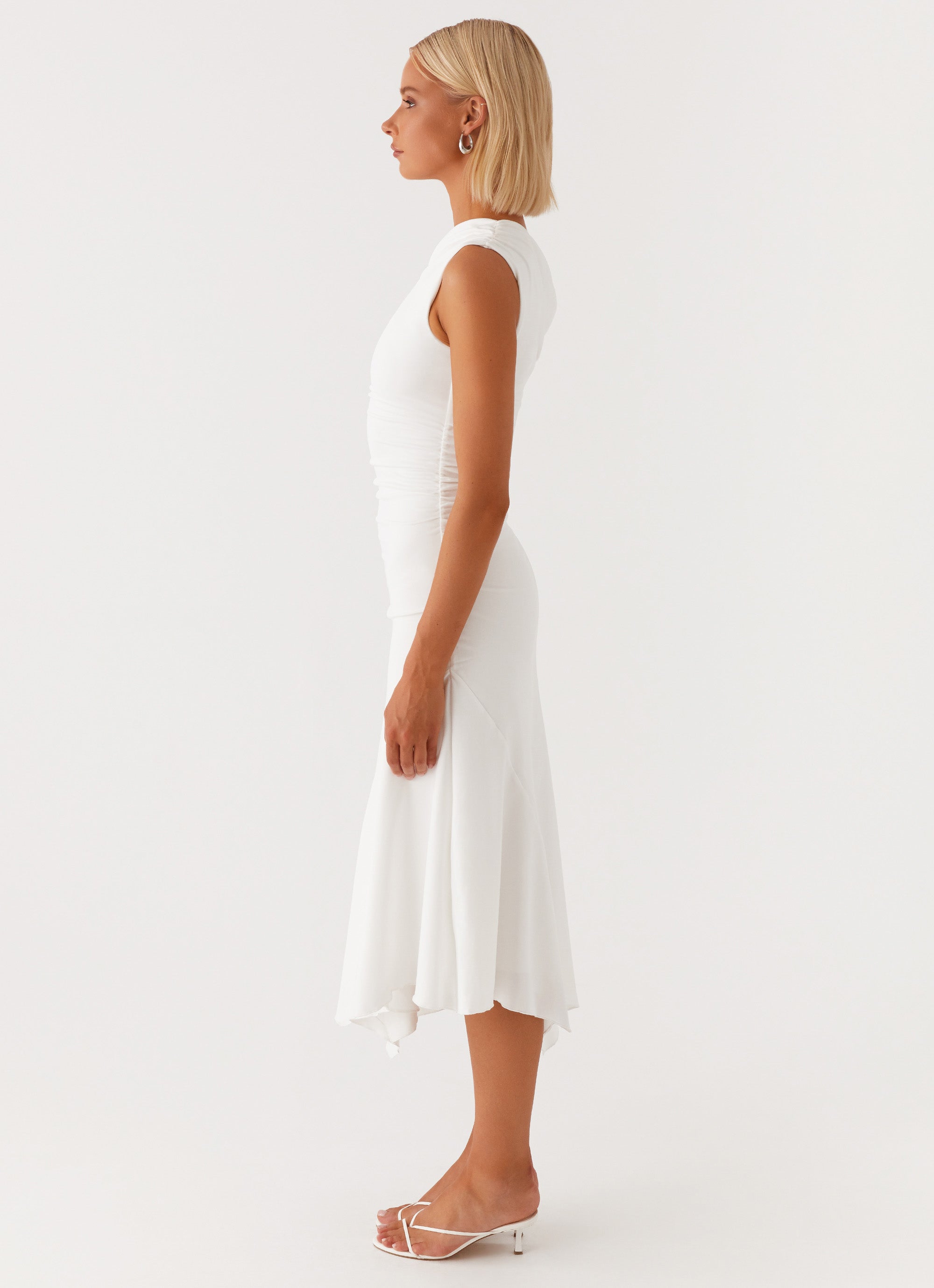 Byron Midi Dress - White