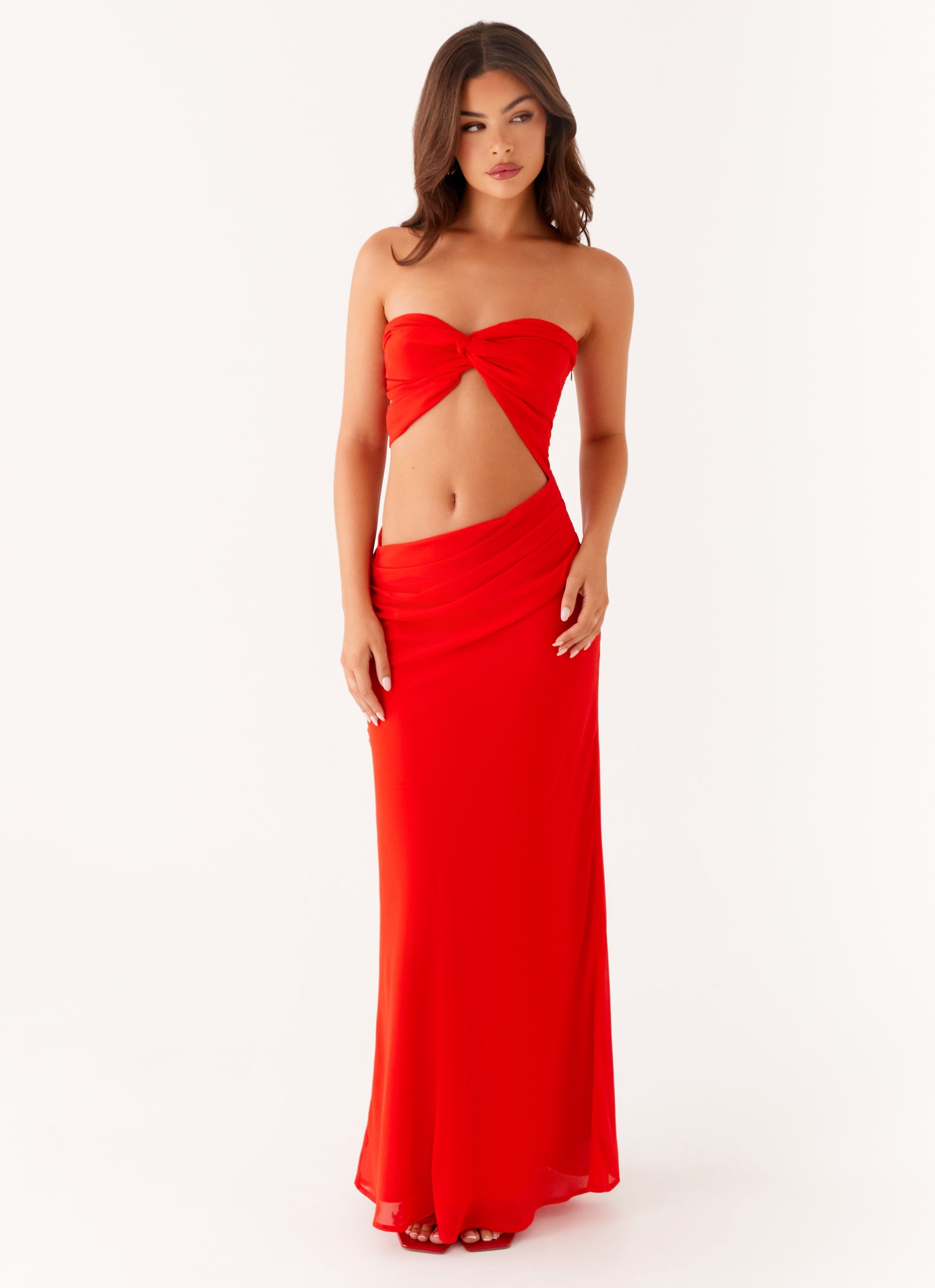 Carla Maxi Dress - Red