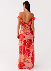 Cassiday Maxi Dress - Sicily Sunsets Print