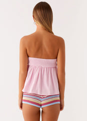 Cassie Tube Top - Pink