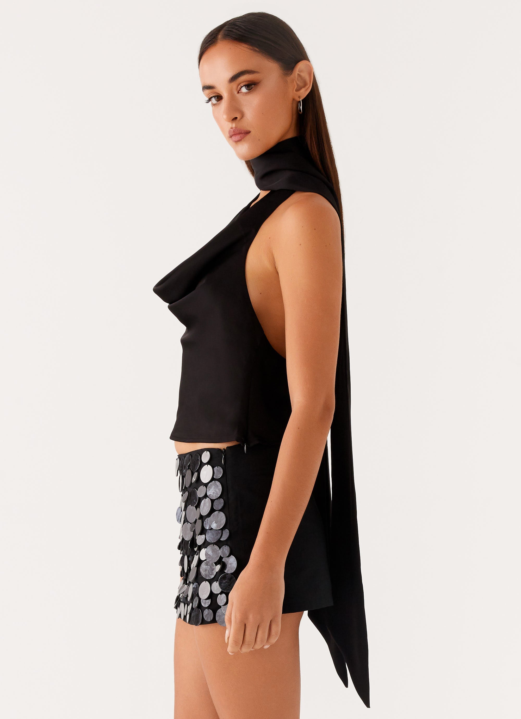 Catching Feelings Top - Black