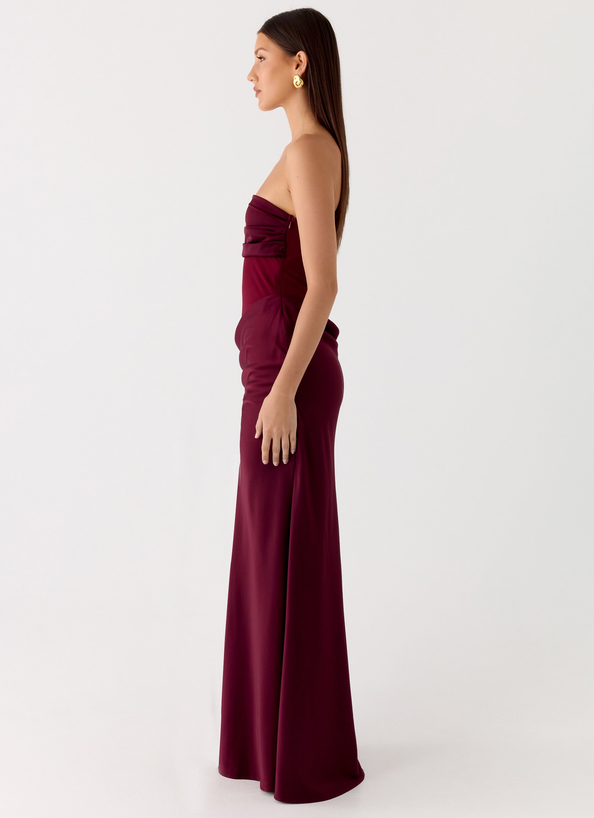 Champagne Skies Maxi Dress - Plum