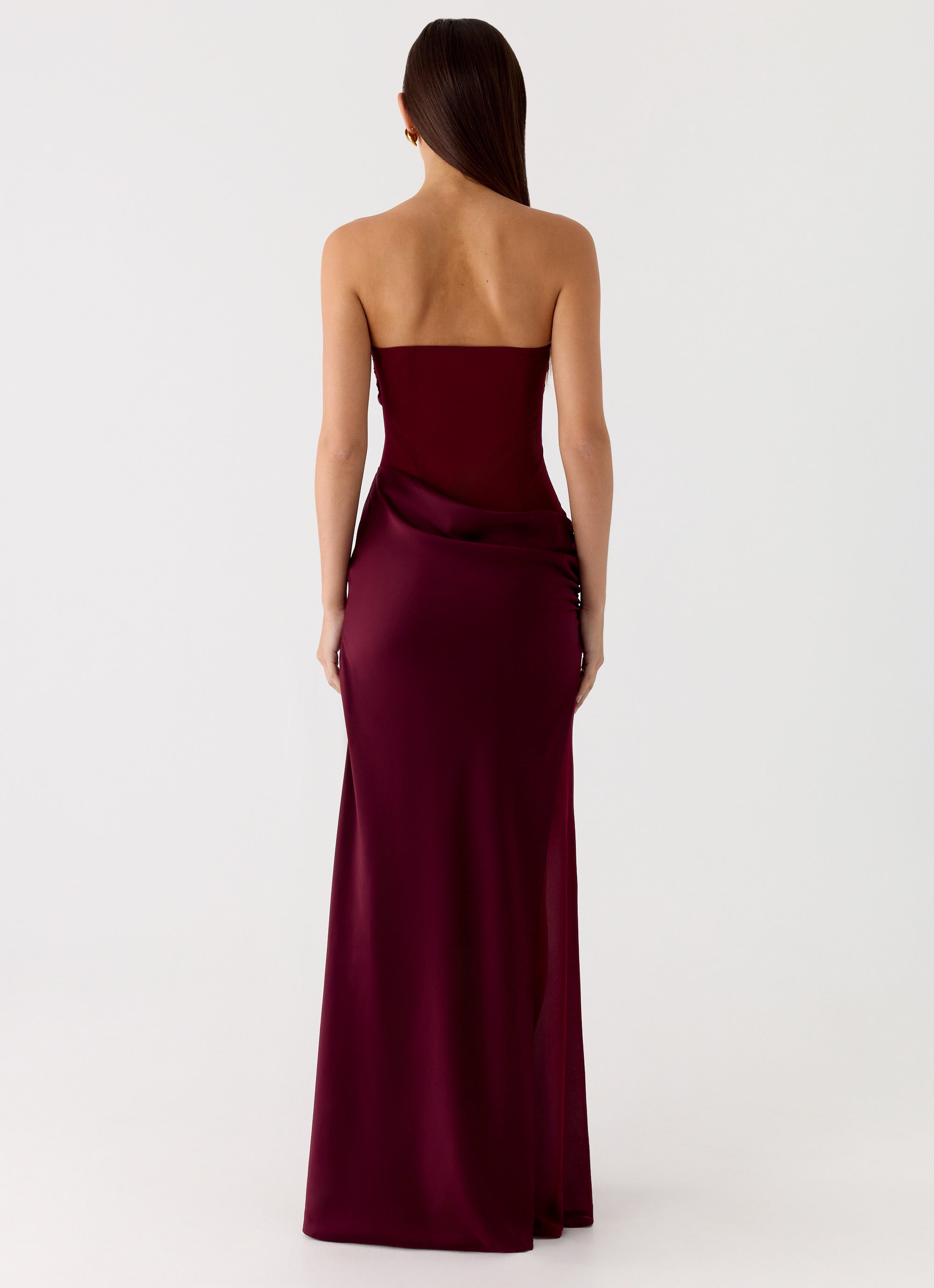 Champagne Skies Maxi Dress - Plum