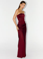 Champagne Skies Maxi Dress - Plum