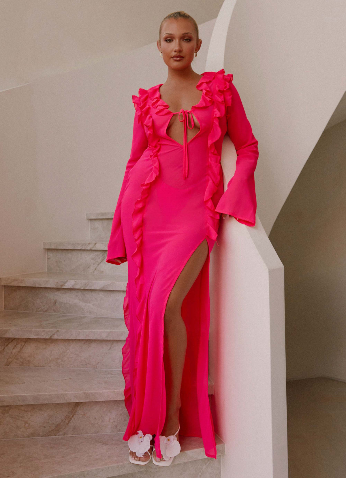 Charlize Maxi Dress - Pink