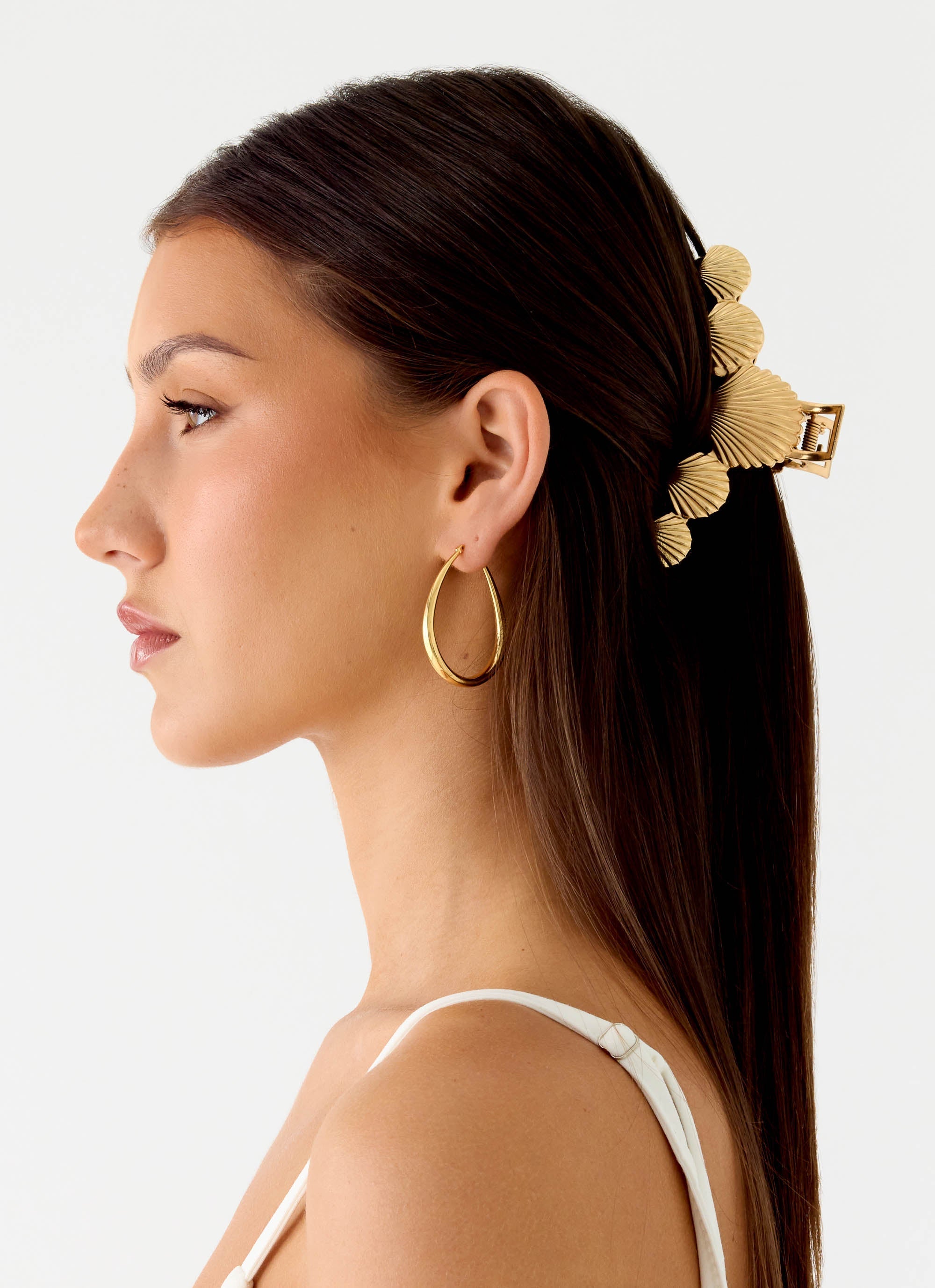 Chill Tides Claw Clip - Gold