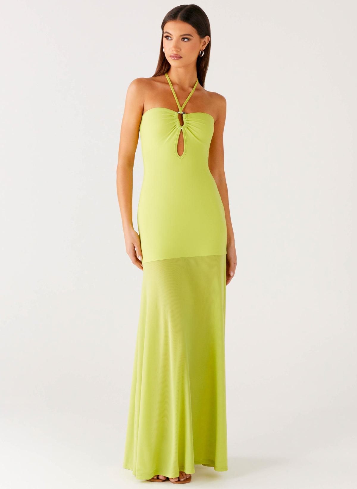 Claria Maxi Dress - Lime