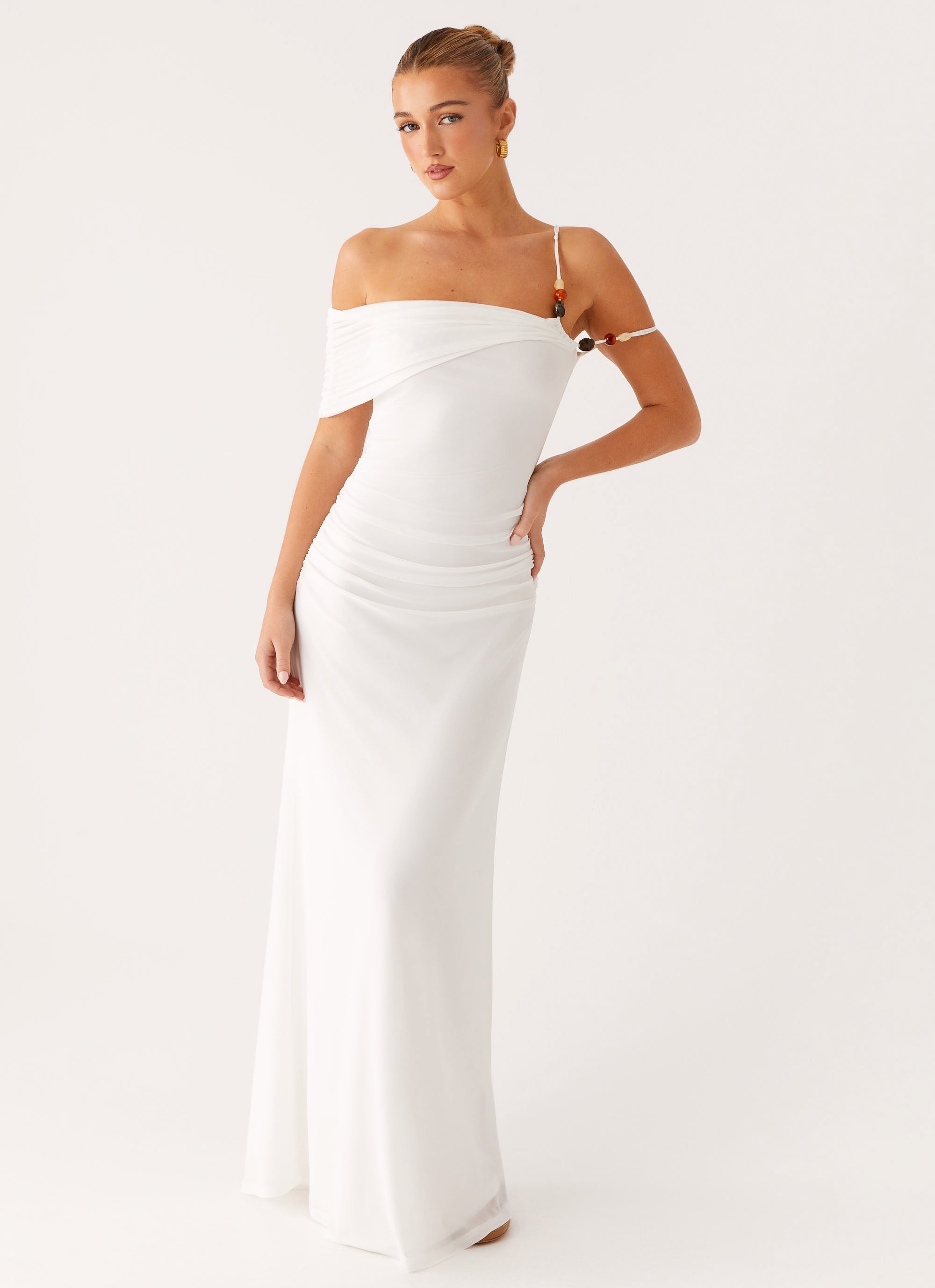 Conquer Maxi Dress - Off White