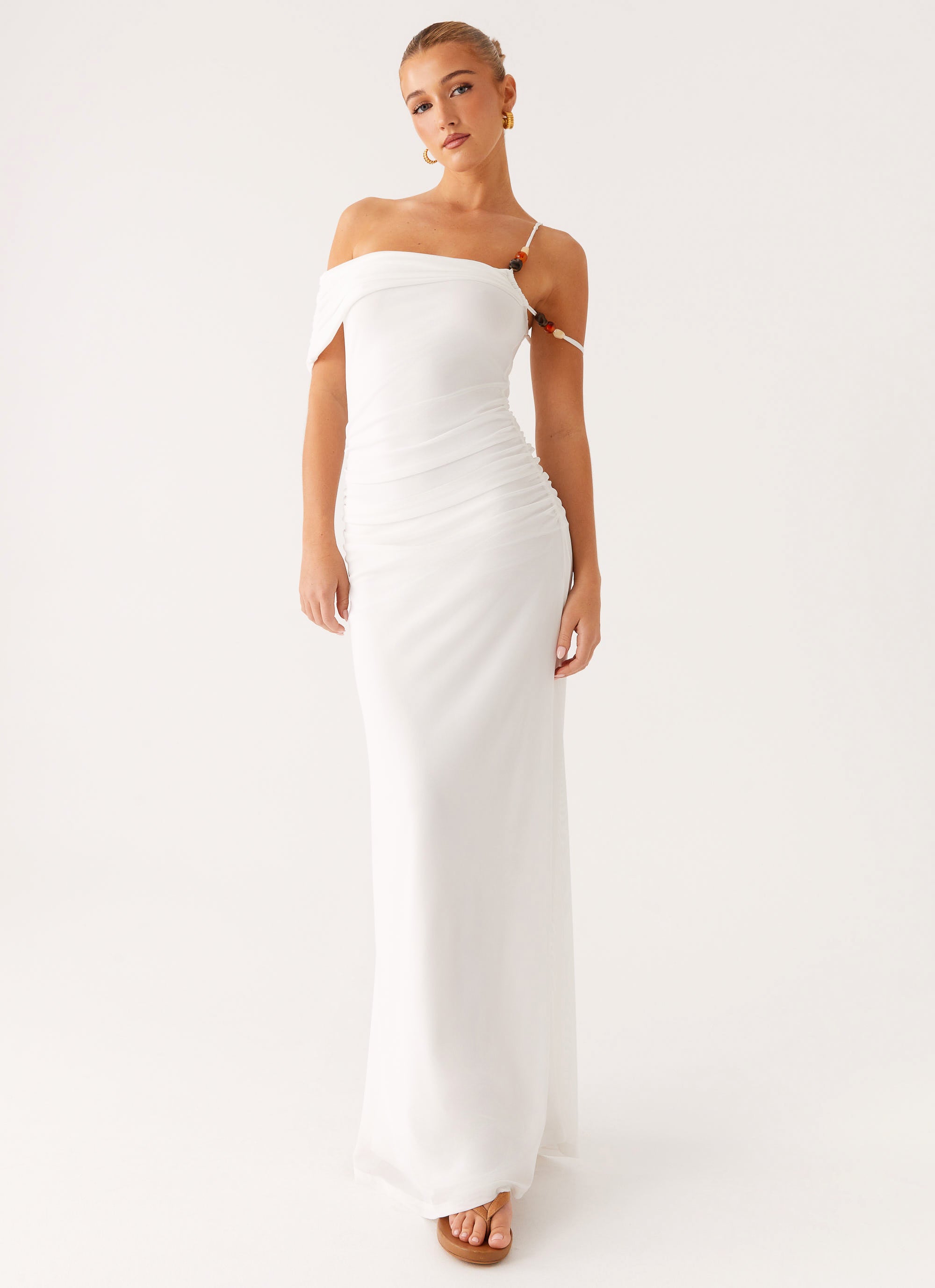 Conquer Maxi Dress - Off White