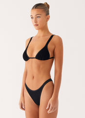 Croatia Bikini Bottoms - Black