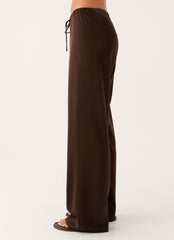 Deacon Low Rise Pants - Chocolate