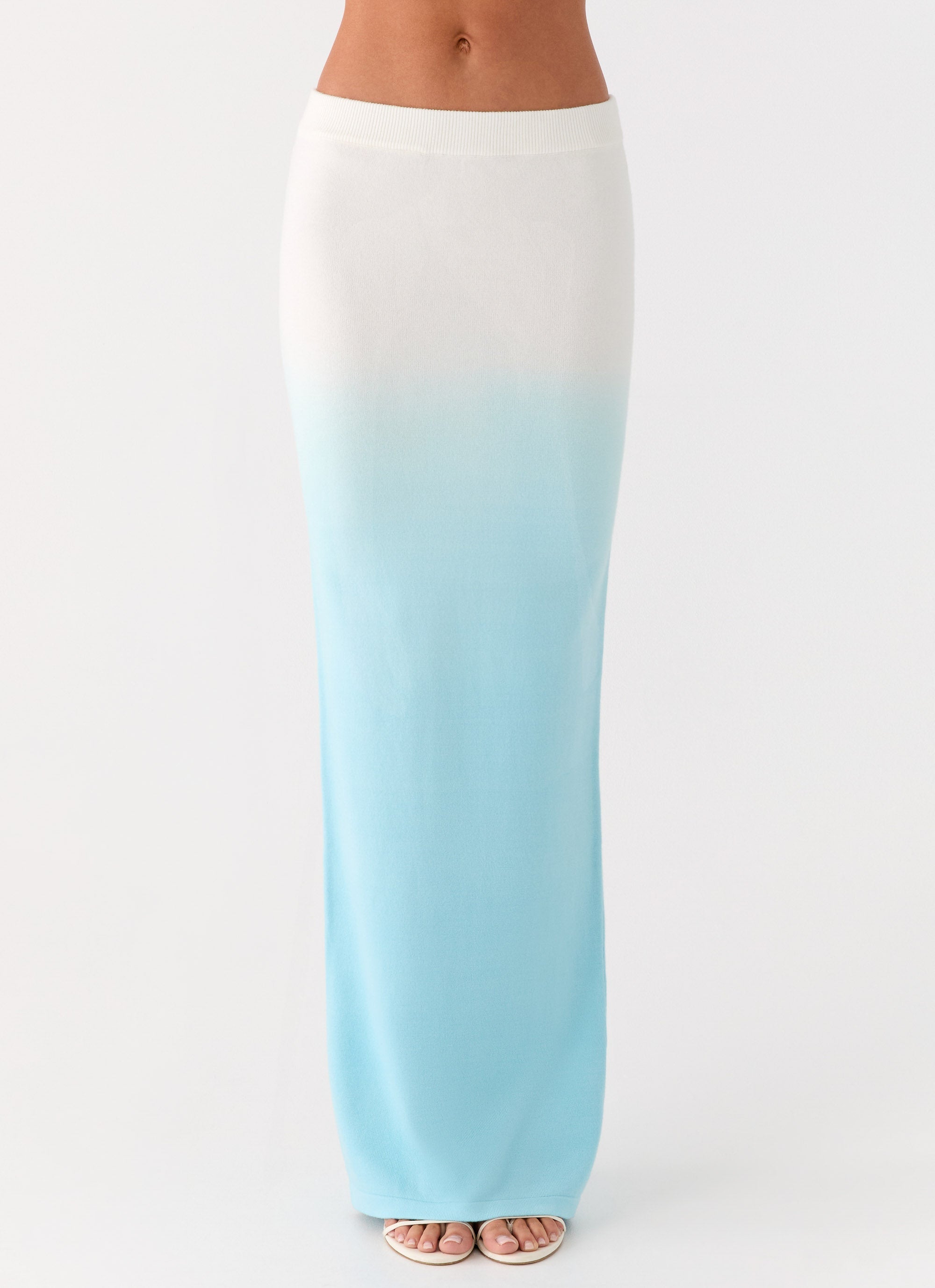 Deep Sea Kiss Maxi Skirt - Blue Ombre