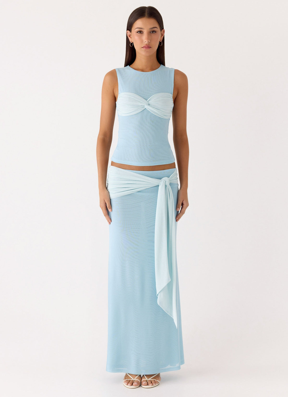 Delani Maxi Skirt - Blue