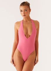 Delia One Piece Swimsuit - Hot Pink