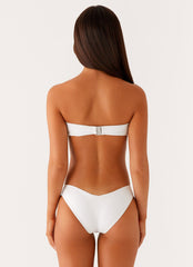 Delta Bikini Bottoms - White