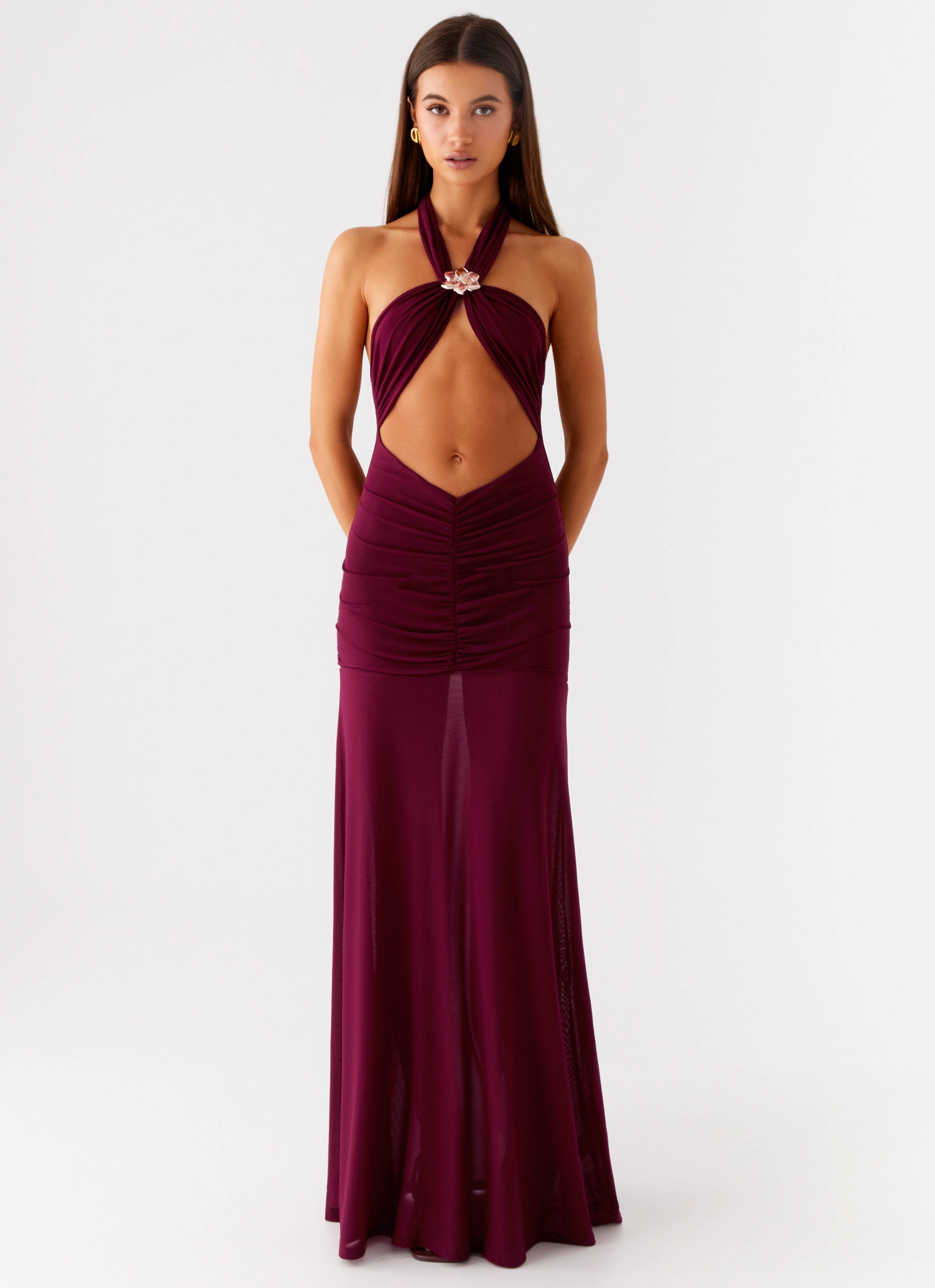 Deltina Maxi Dress - Boysenberry