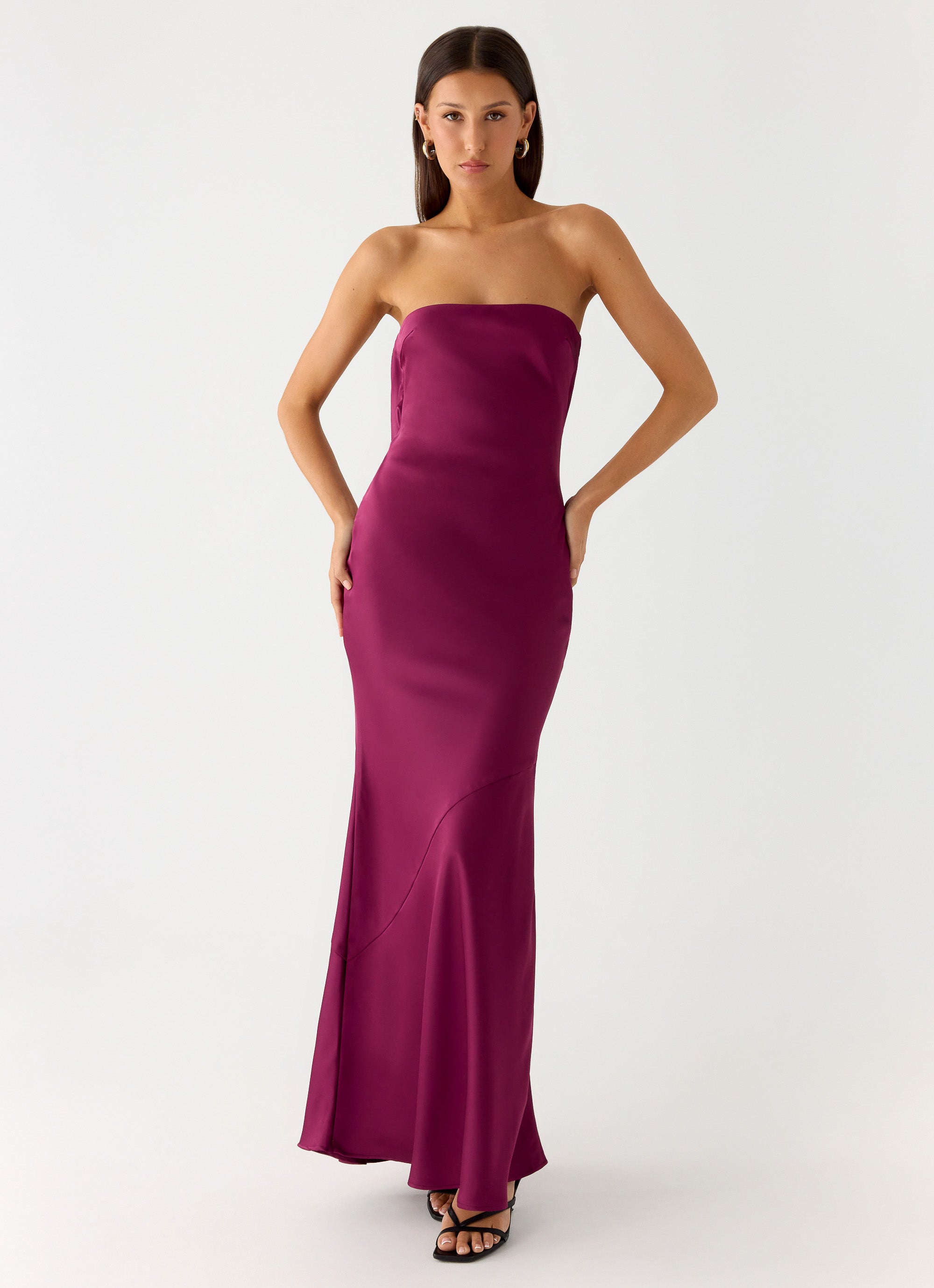 Endless Nights Maxi Dress - Plum