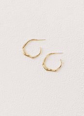 Etta Hoop Earrings - Gold