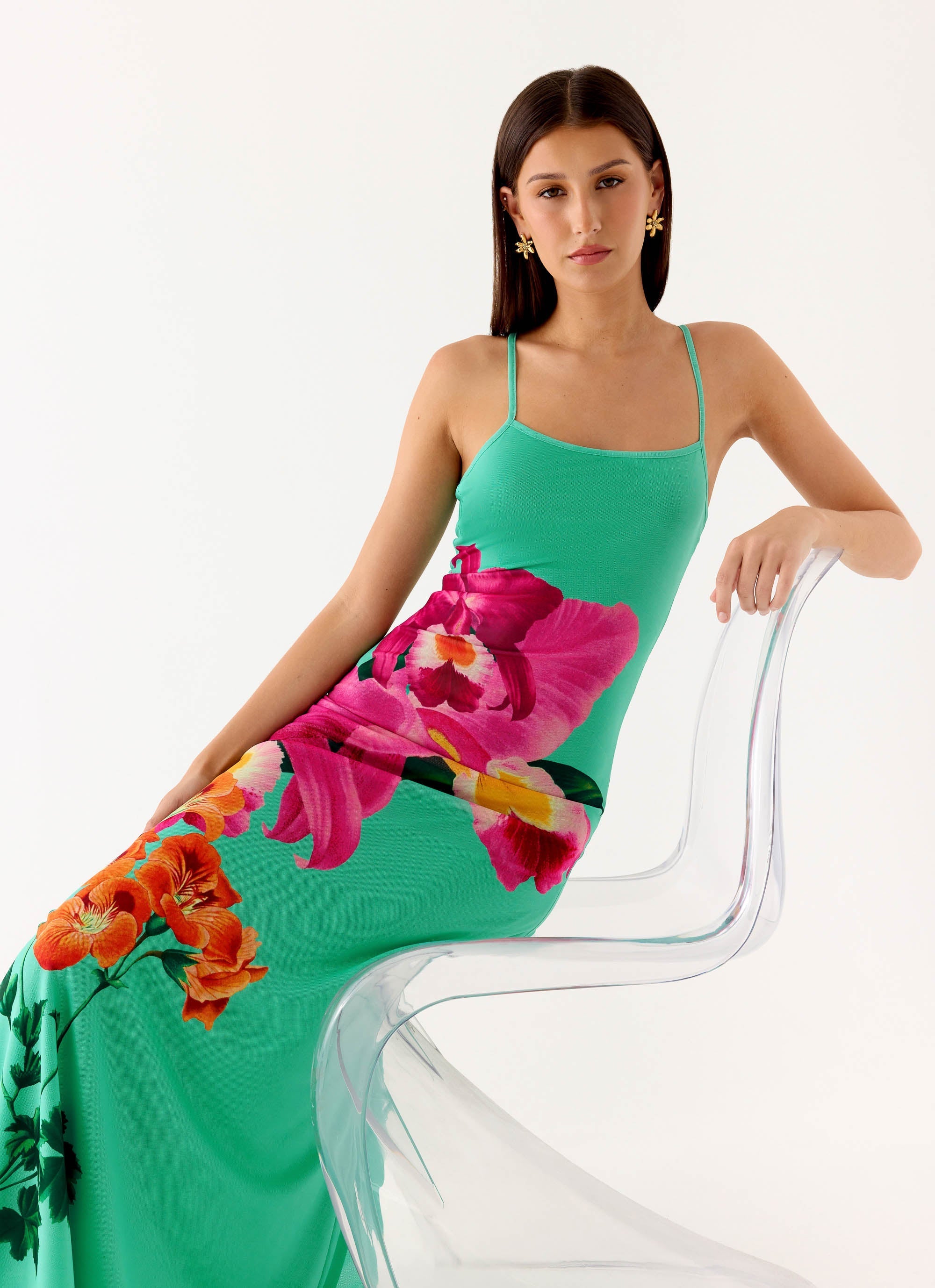 Everett Maxi Dress - Jungle Bloom