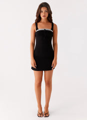 Flashback Mini Dress - Black