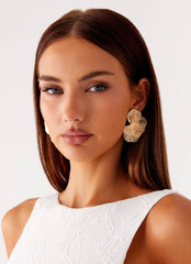 Golden Days Earrings - Gold