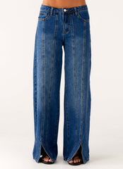 Grayson Straight Leg Jeans - Denim Blue