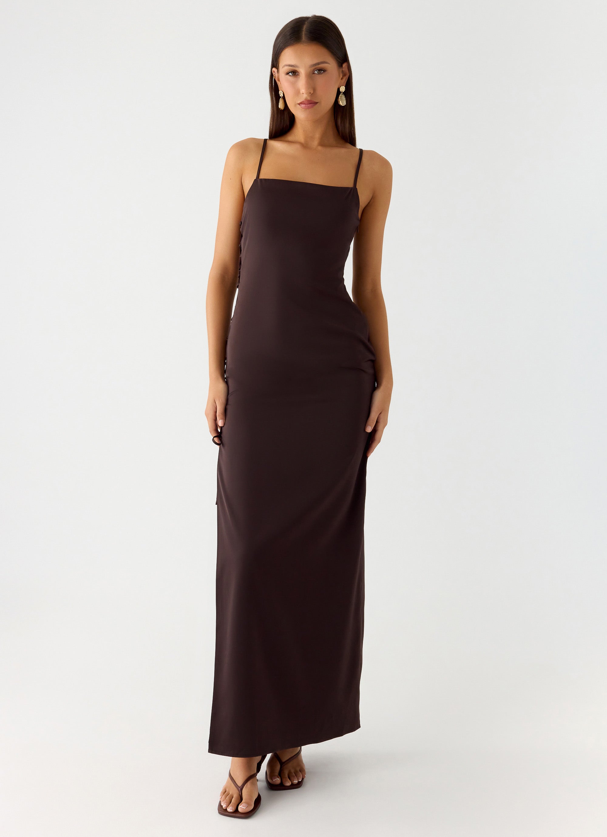 Hartwell Maxi Dress - Chocolate